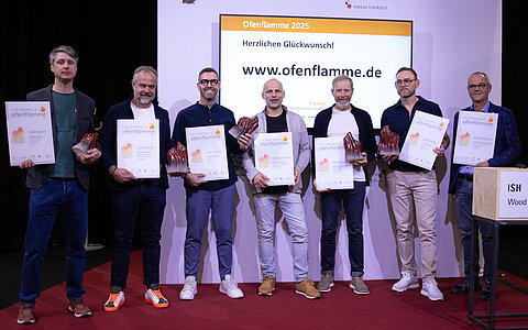 Gewinner der Ofenflamme auf der ISH 2025