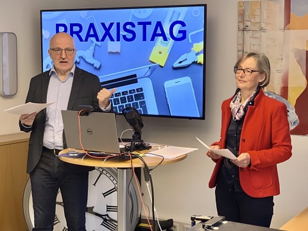 Alfred Jansenberger (links) und Marie-Elis Marwitz (rechts)
